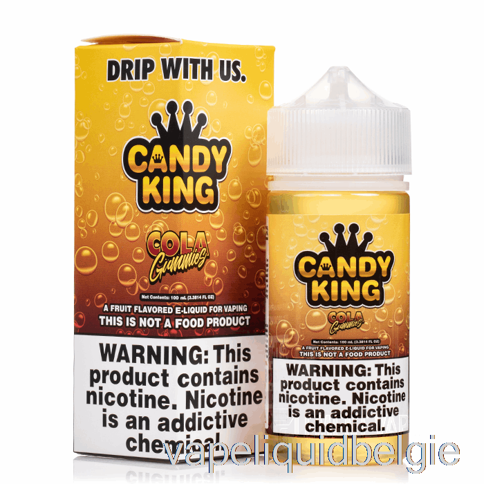 Vape België Cola Gummies - Candy King - 100ml 3mg